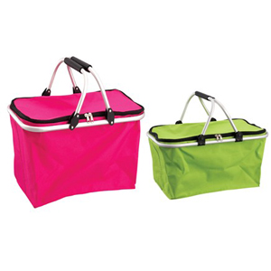 Collapsible shopping basket