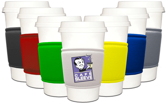 Neoprene coffee cup sleeve