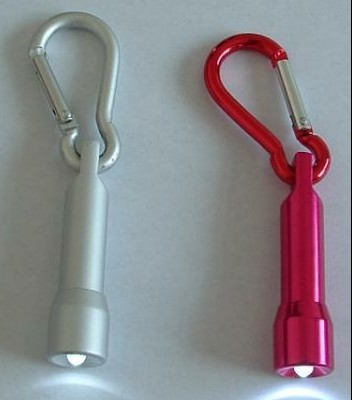 LED light with carabiner