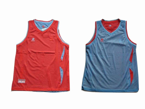 Reversible basketball jerseys