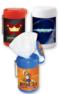 Antibacterial Wipes in canister