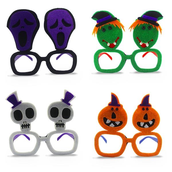 Novelty Halloween Masquerade Glasses Non-Woven Funny Glasses